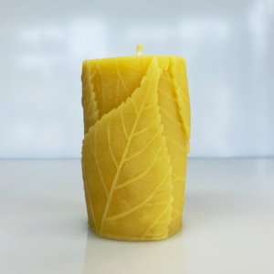 Leaf Pillar Candle