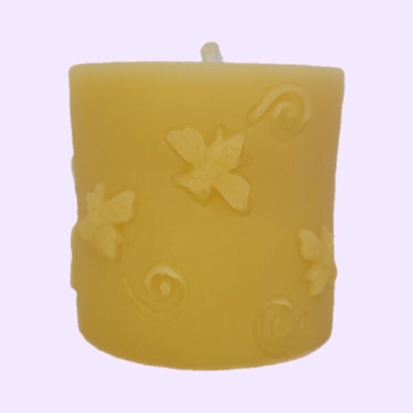 Bee Cylinder Candle