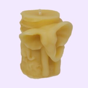 Elephant Beeswax Candle