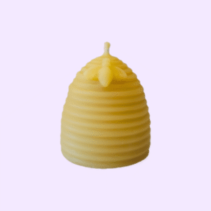 Small Skep with Bee Candle